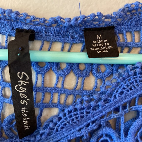 Skyes the Limit Crochet top Size M - Picture 2 of 5